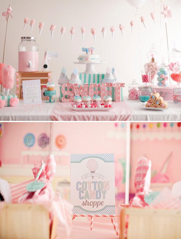 Super Cute Cotton Candy Shoppe Party Hostess With The Mostess 