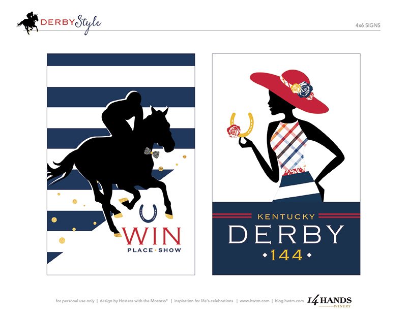 FREE Kentucky Derby® Party Printables Derby Style {Updated for 2018
