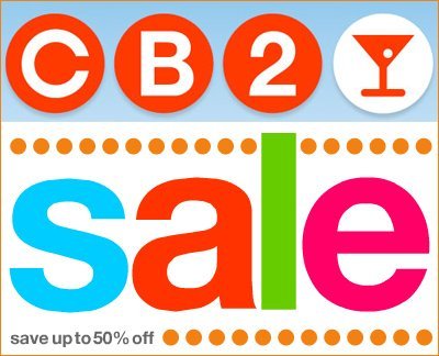 cb2 june sale
