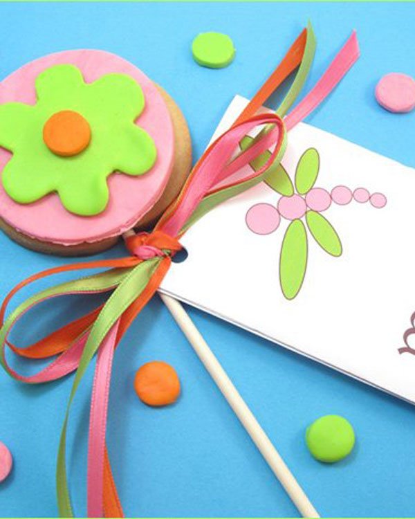 Flower Cookie Pop