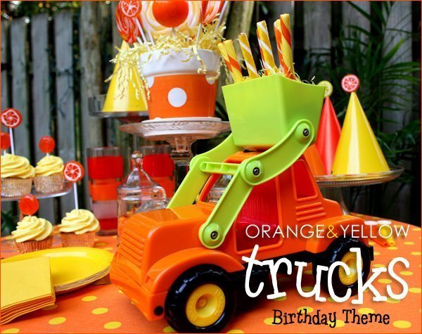 truck themed birthday party ideas