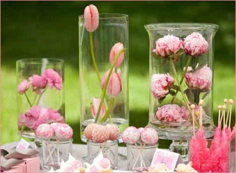 gorgeous pink dessert buffet ideas