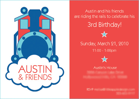 train themed birthday party ideas