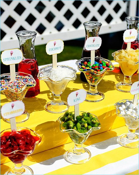 ice cream buffet wedding ideas
