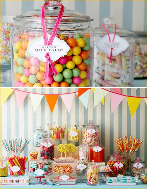 candy and dessert buffets