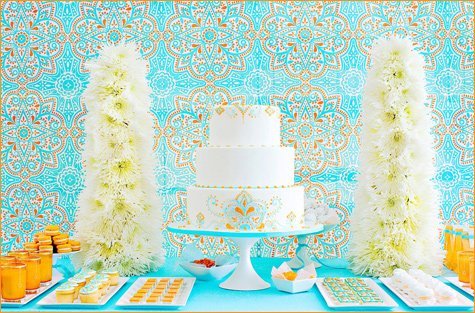 Moroccan Inspired Candy Buffet by Amy Atlas