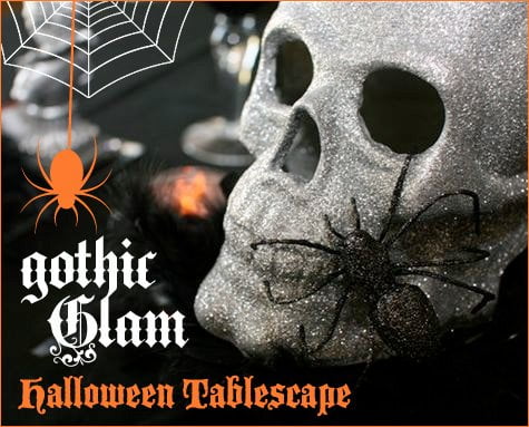 gothic glam halloween party decorations