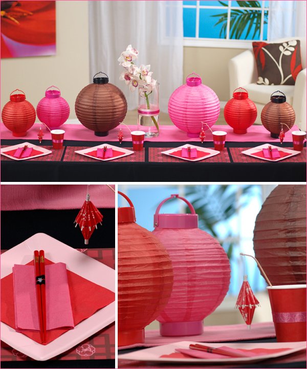 double happiness: modern Asian party theme