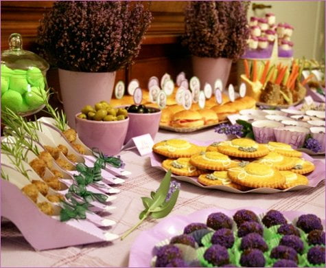 lavender party theme ideas