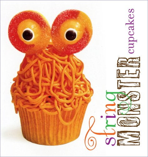 string monster cupcakes