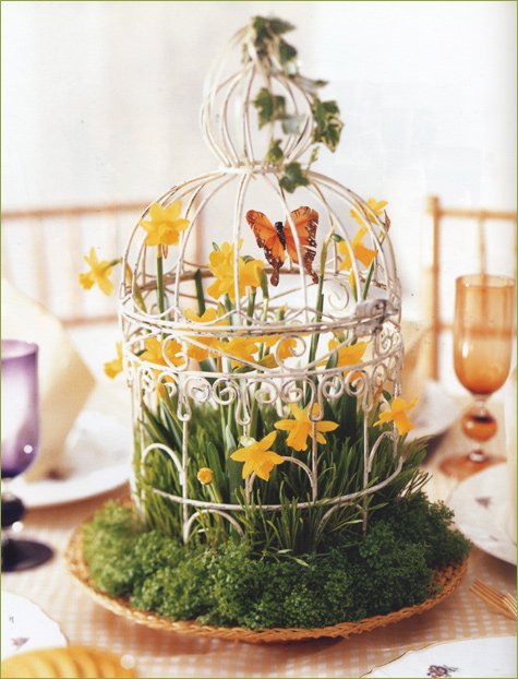 spring summer wedding centerpiece