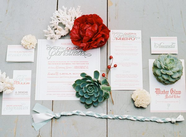 Christmas Dinner Party Wedding Ideas