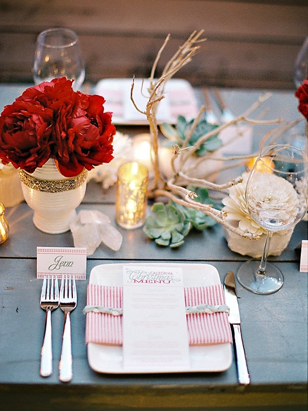 Christmas Dinner Party Wedding Ideas