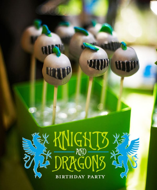 knights and dragons birthday party