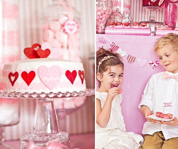 pink and red valentine's day party ideas