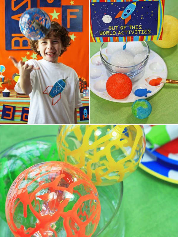 space_birthdayparty_1 space birthday party theme