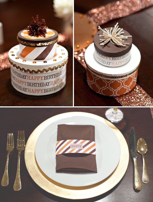 Chocolate Toffee Sparkle - Adult Birthday Party