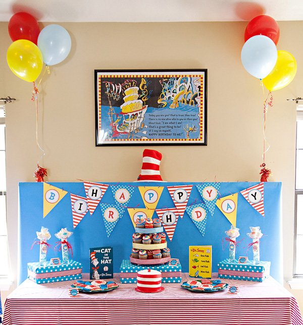 Dr. Suess Birthday Party Ideas