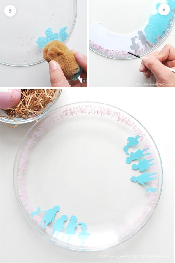 Easter Silhouette Plate DIY Project