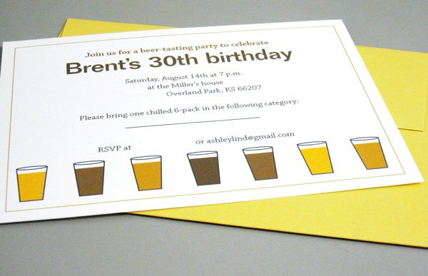 Beer Tasting Invitation