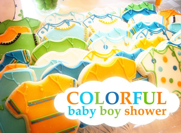 Colorful Boy Baby Shower