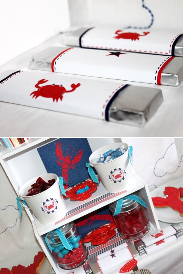 Lobster Candy Bars and Desserts