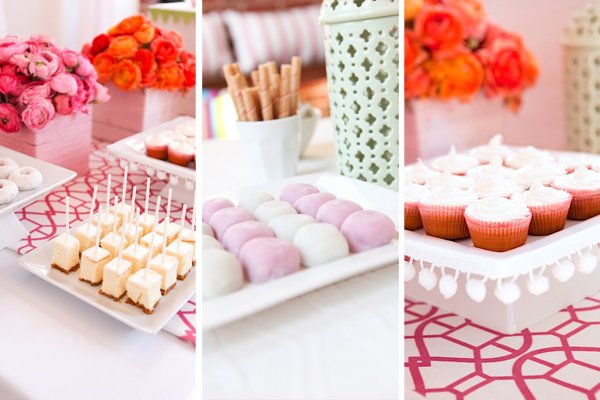 pink elephant baby shower