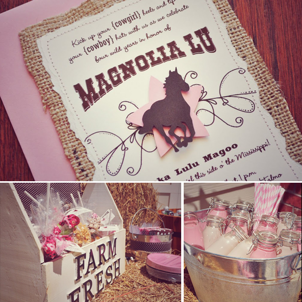 lulu_cowgirl_2 Invitation, Milk and Farm Fresh Items