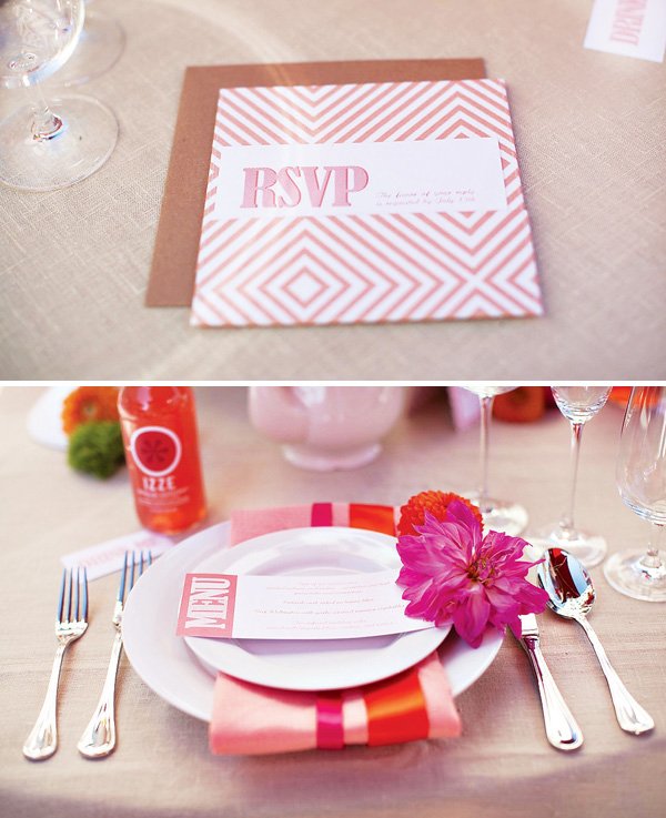 Pink Orange Wonderlandia Wedding, Tea Party