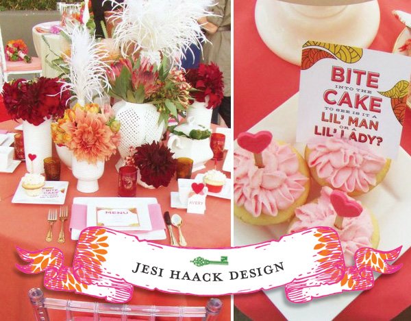 Alice in Wonderland Baby Shower Table