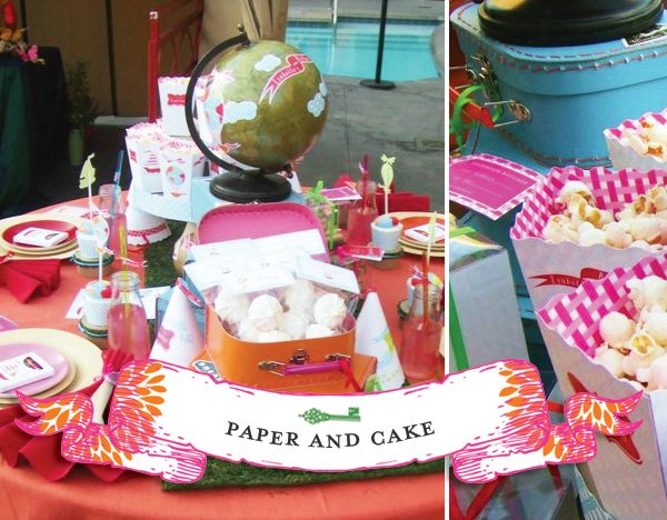 Alice in Wonderland Adult Kids Party Table