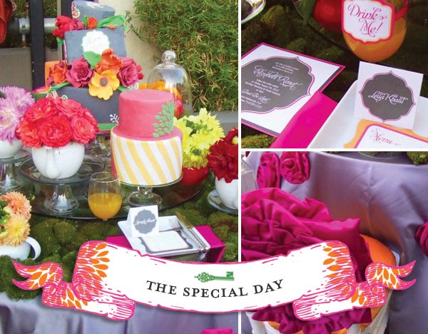 Alice in Wonderland Adult Birthday Table