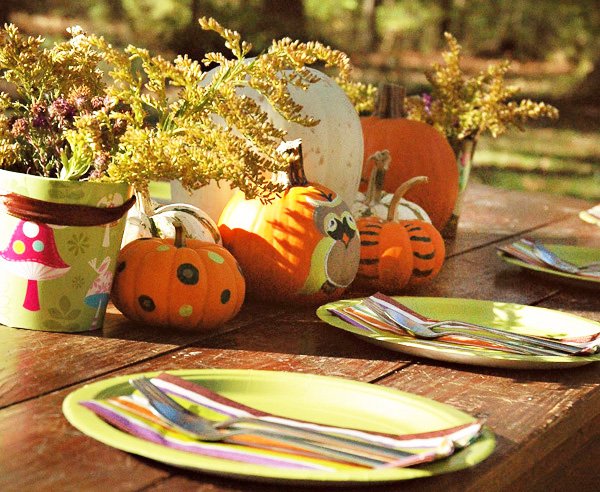 Owl Themed Fall Birthday Party