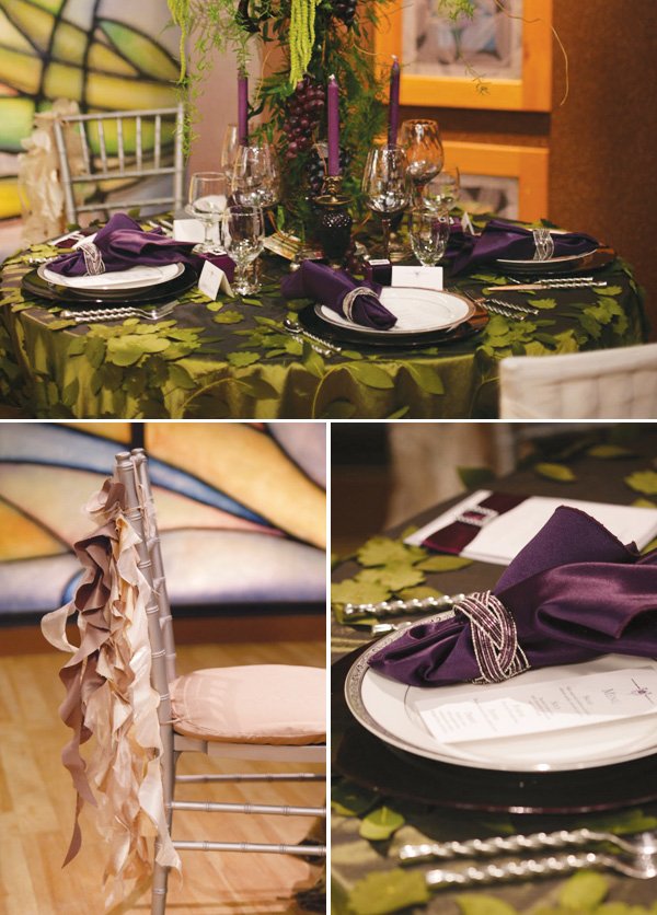 twilight inspired wedding tablescape