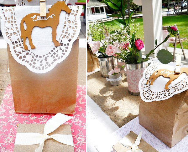 Vintage Pony Birthday Party Dessert Table