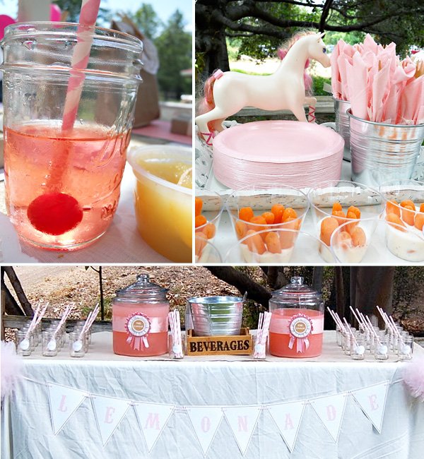 Vintage Pony Birthday Party Dessert Table