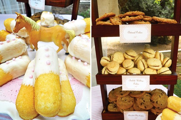 Vintage Pony Birthday Party Dessert Table