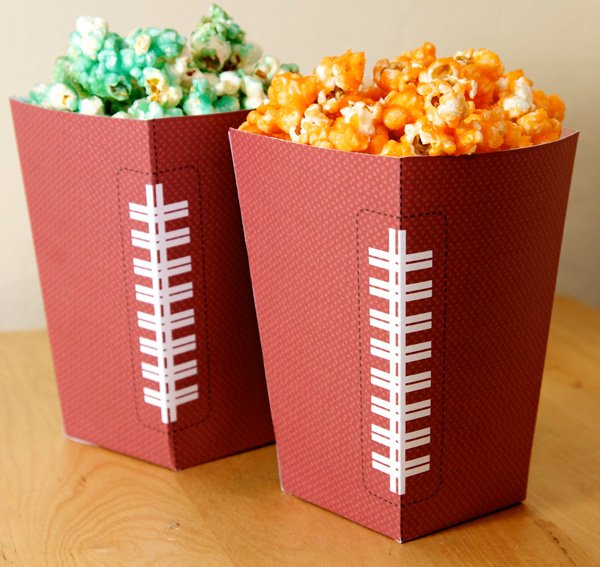 free football party snack printables