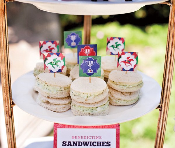 kentucky derby party benedictine sandwiches