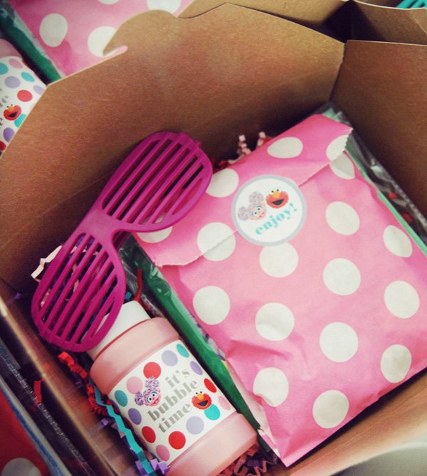 pink elmo party favors