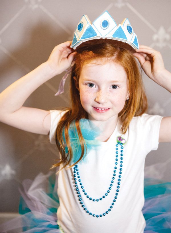 princess fashion with a cookie crown