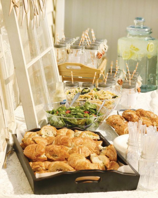 Birthday brunch table