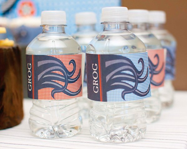 Octopus water bottle wrappers