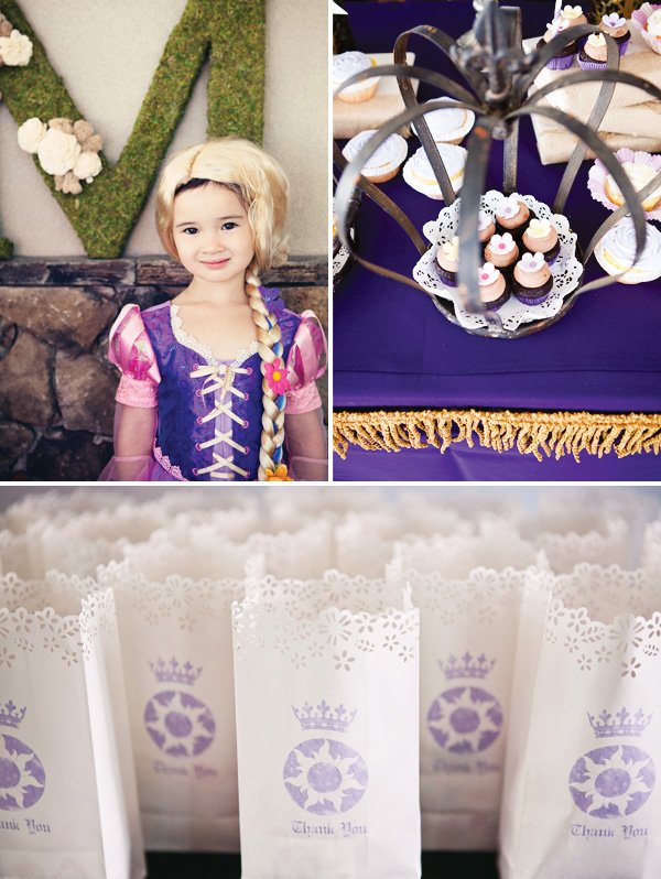 tangled party favors