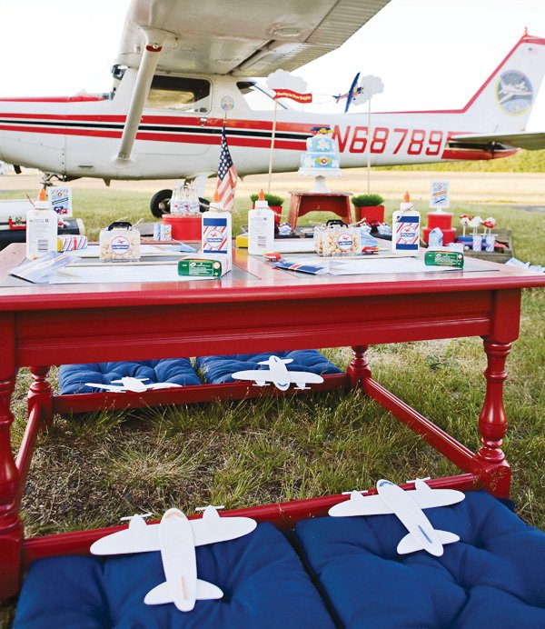Airplane back to school party activities