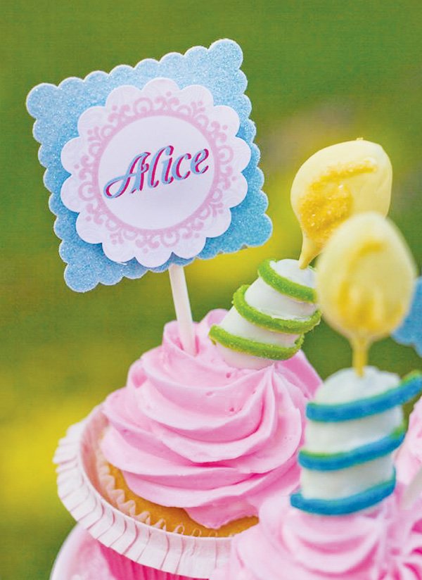 birthday candle cupcake topper