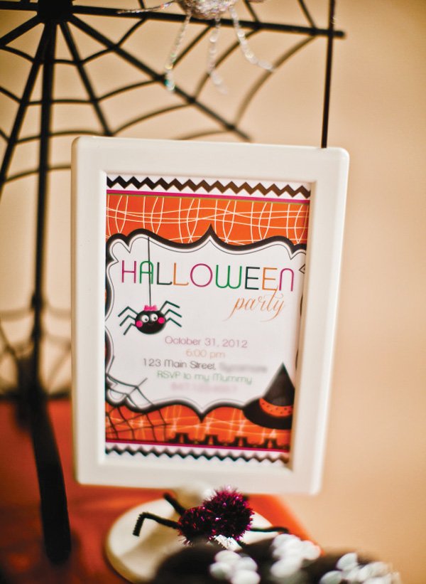 Kids Halloween Party Sign