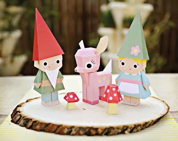 paper-garden-gnome paper garden gnomes