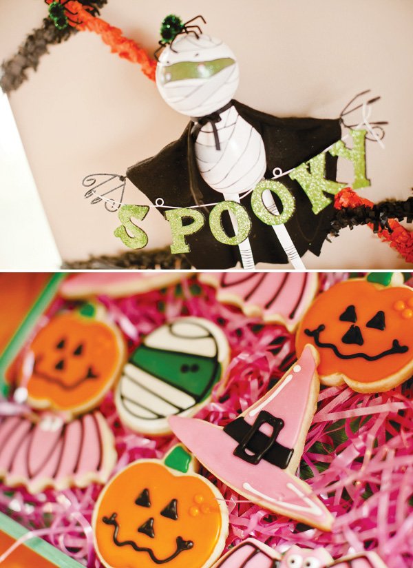 Spooky halloween cookies