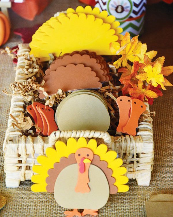 bright chevron Thanksgiving